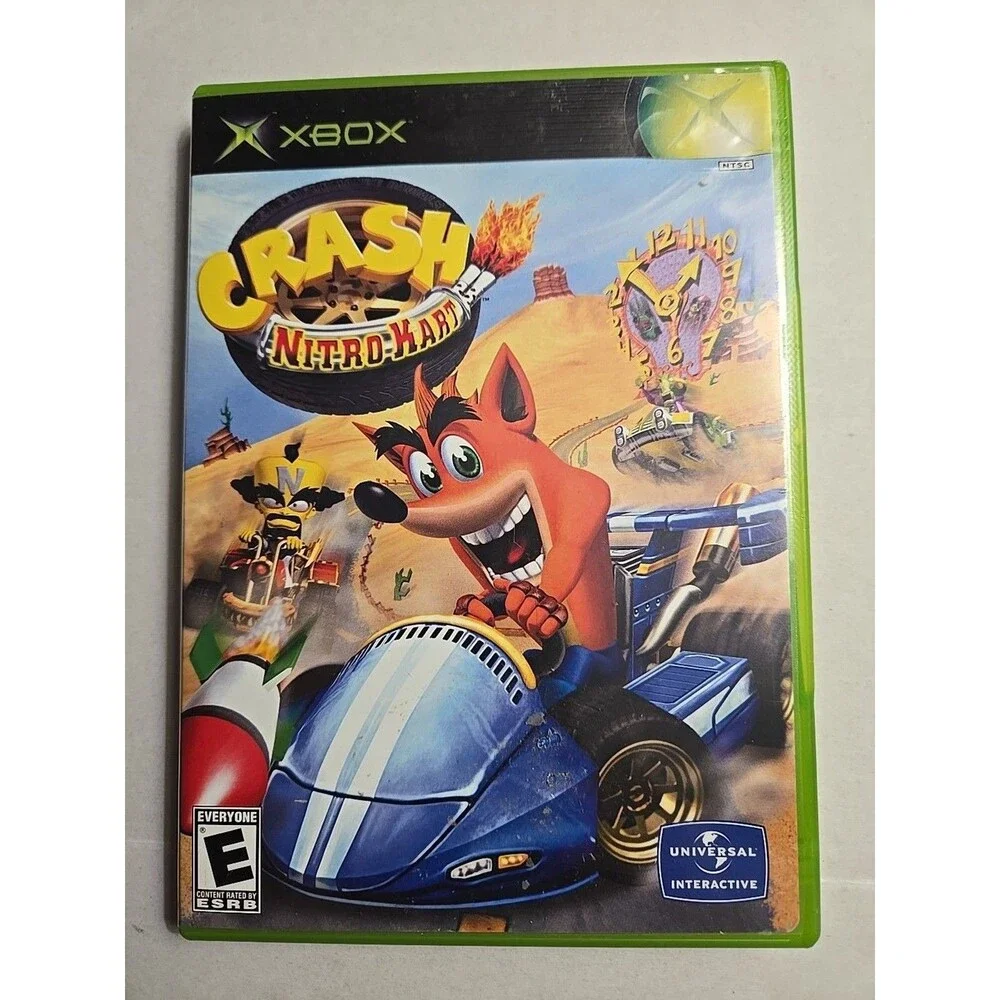 Crash Nitro Kart Crash Bandicoot (Original Xbox) CIB COMPLETE & TESTED